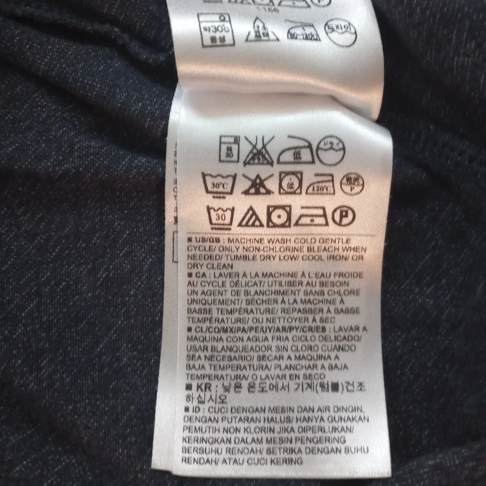 Banana Republic Charcoal Navy Short Sleeve Shirt Men Size Tall Medium
